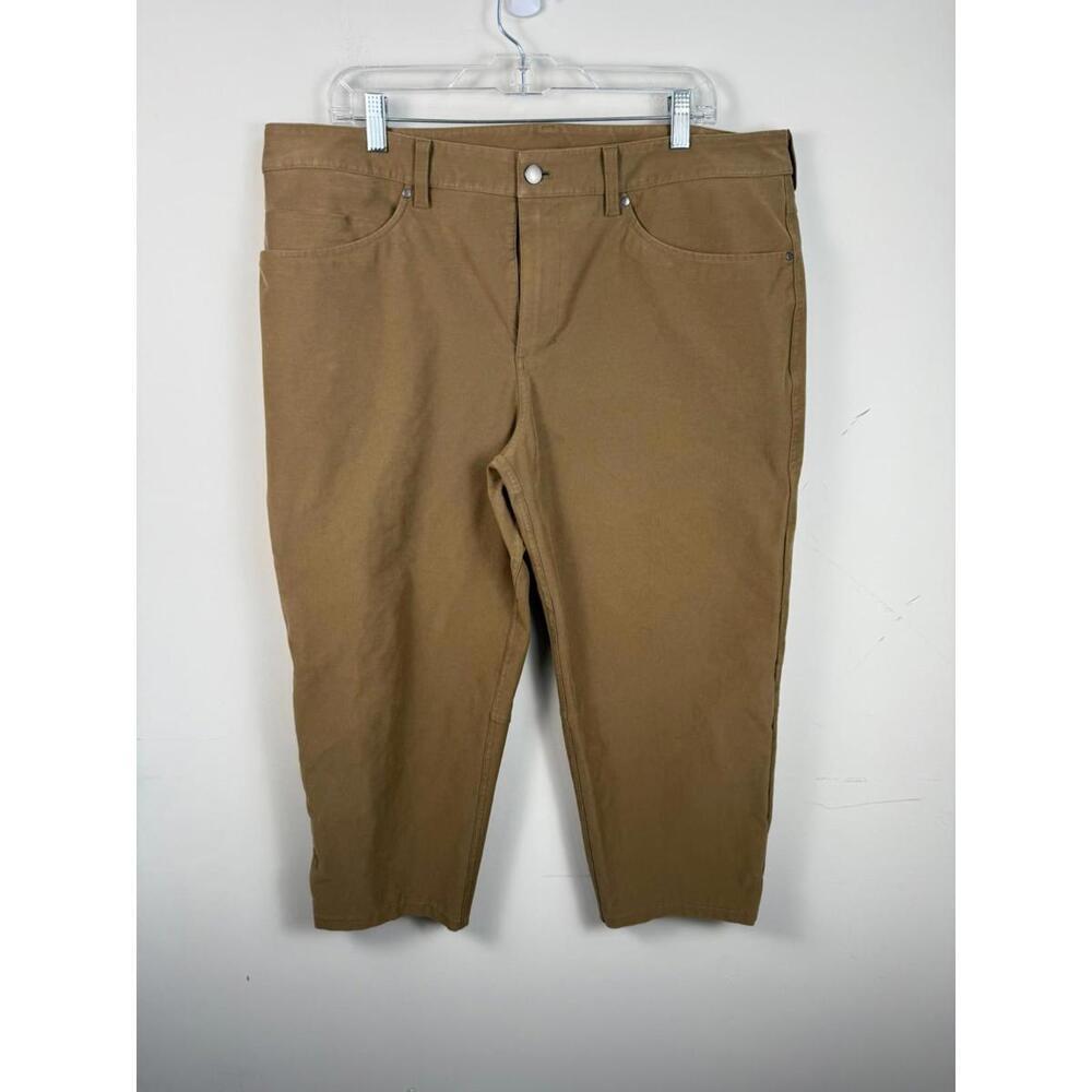 Lululemon Mens ABC 5-Pocket Utilitech Crop Pant Beige 38x25 M5AH0S